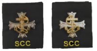 Picture of (Serial 316) Chaplain (SCC) Shoulder Epaulettes - Stitched Cross
